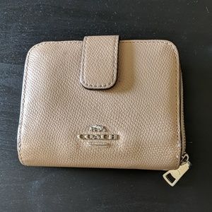 Tan Coach Wallet